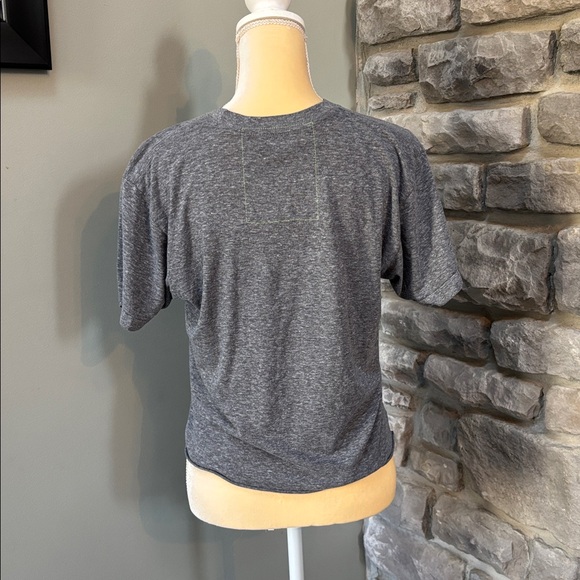 Aviator Nation Short Sleeve Shirt, Women’s M, Gray - Picture 2 of 4